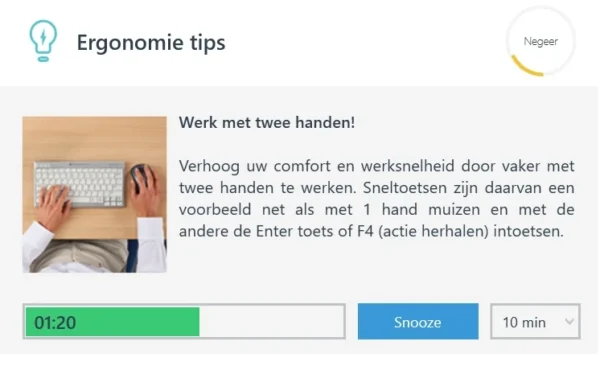 WORK & MOVE Desk, dé actieve thuis- en/of kantoortafel! Met gratis 3 jaar softwarelicentie. - Afbeelding 12