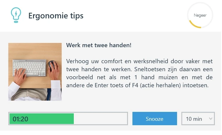 WORK & MOVE Desk, dé actieve thuis- en/of kantoortafel! Met gratis 3 jaar softwarelicentie. - Afbeelding 12