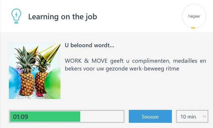 WORK & MOVE Desk, dé actieve thuis- en/of kantoortafel! Met gratis 3 jaar softwarelicentie. - Afbeelding 14
