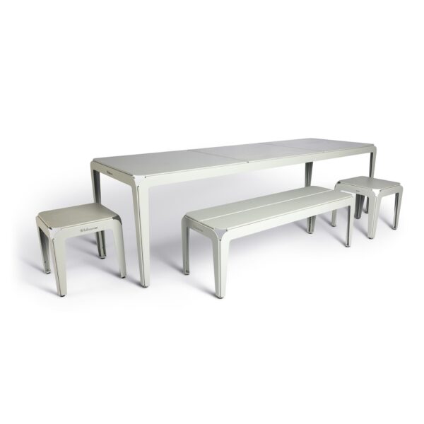 Weltevree Bended Table, lichtgewichte gepoedercoate aluminium buitentafel - Afbeelding 14