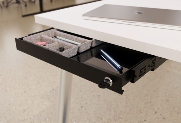Lockable Ultra-Slim Storage Drawer