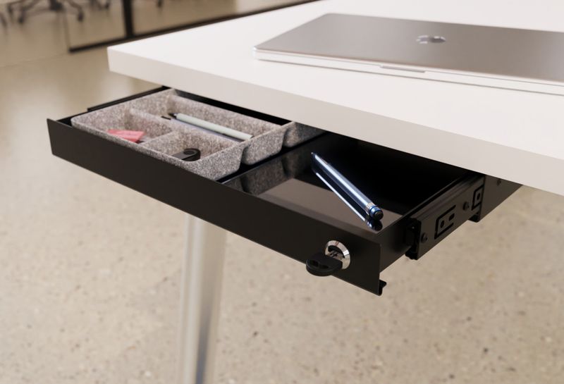 Lockable Ultra-Slim Storage Drawer