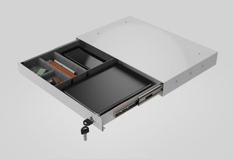 Lockable Ultra-Slim Storage Drawer - Afbeelding 3